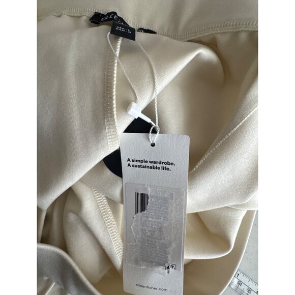 Eileen Fisher Womens Tencel Blend Pleated Pants Large - Picture 6 of 9